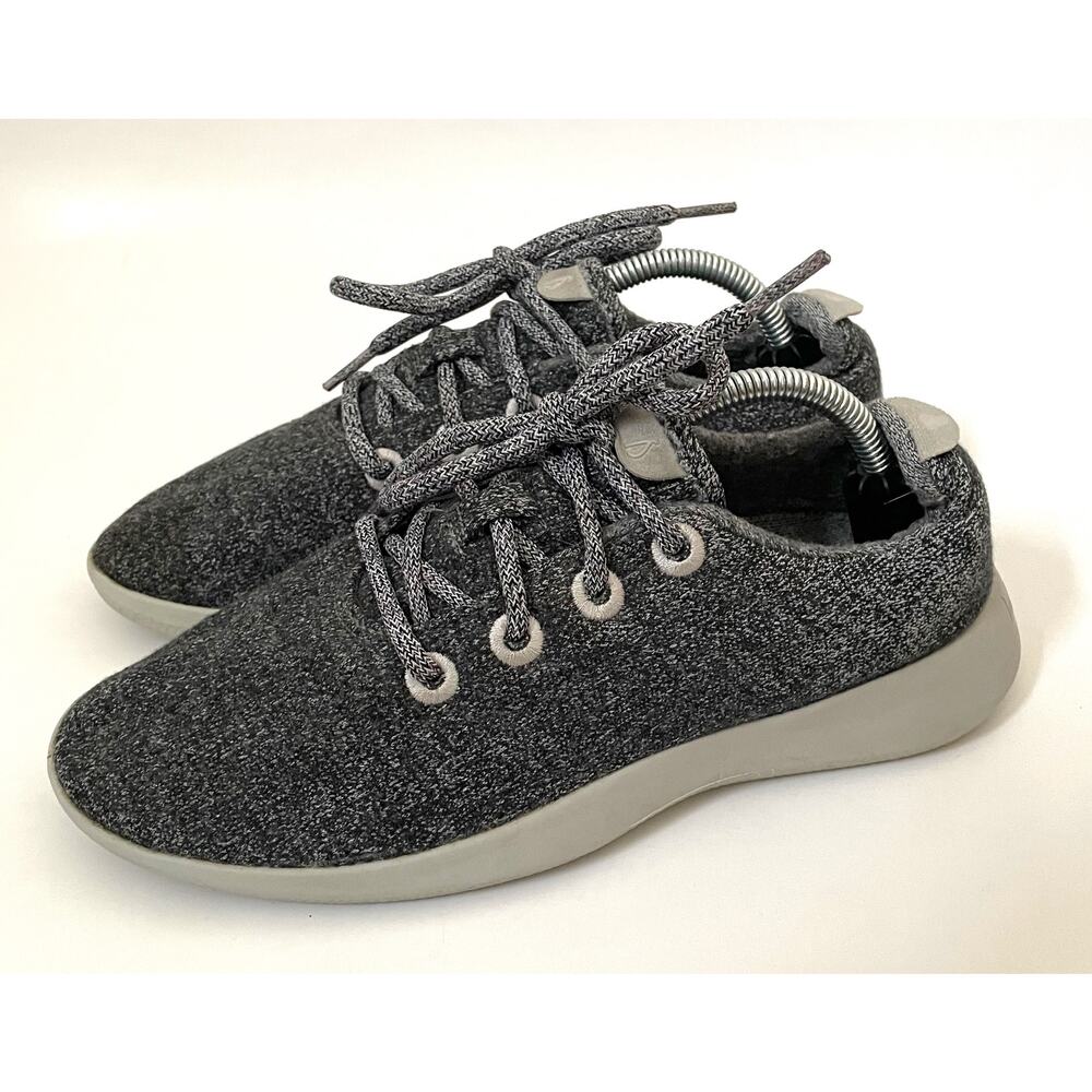 Allbirds Wool Comfort Lightweight Cushioned Walking Sneaker Gray Size 8